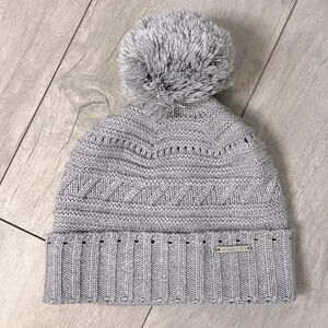 MICHAEL KORS Pom Pom  Beanie Hat
